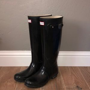 Hunter Rainboots (tall&glossy) Inserts included!